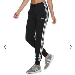 Adidas black track sweatpants